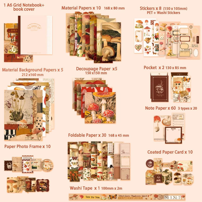 Scrapbook Kit,  Mushroom In The Winds