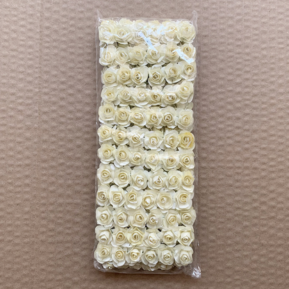 Artificial Rose Paper Flower - Off White
