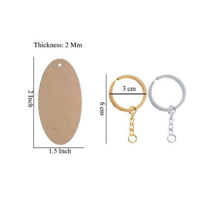 Mdf with Keychain