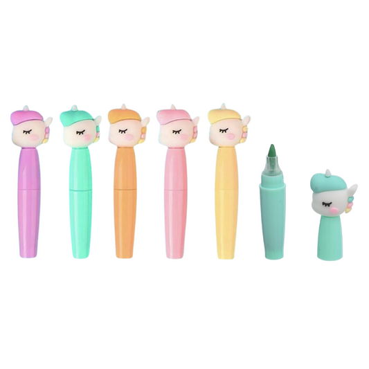 Cute Highlighter Aesthetic Mini Marker Pen