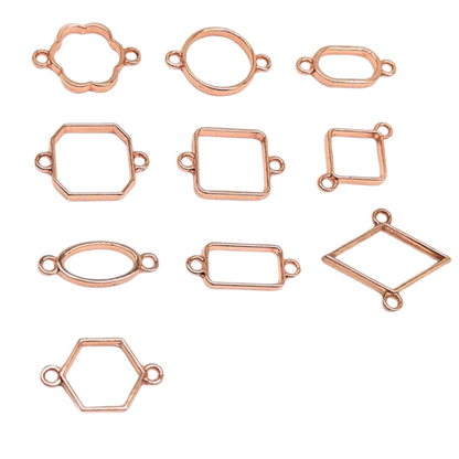 Rakhi Bezel (10 Pcs, Rose Gold)