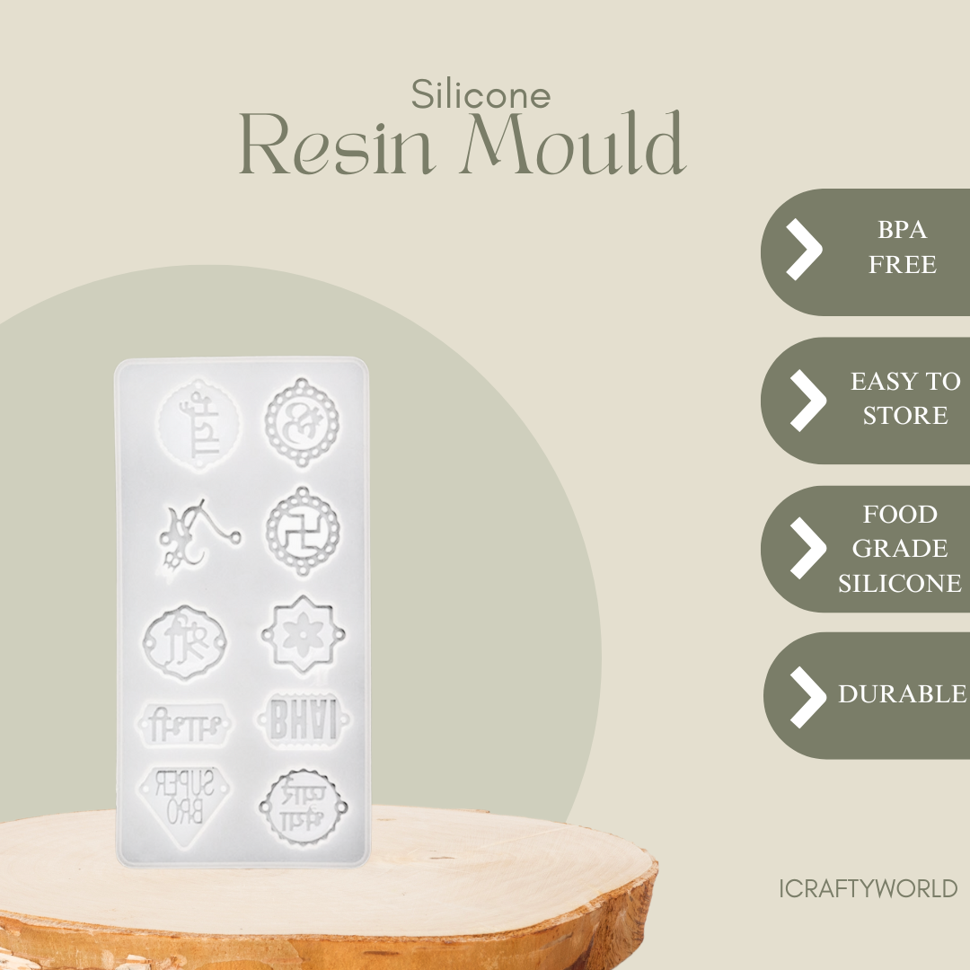 Silicone Rakhi Mould No 6