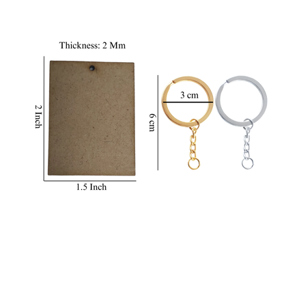 Mdf with Keychain