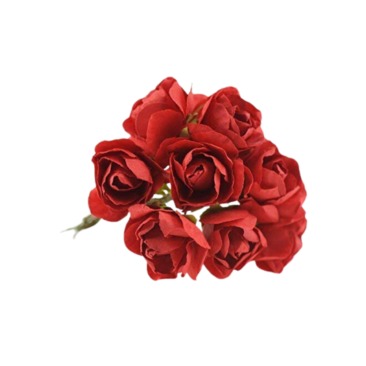 Artificial Rose Handmade Paper Flower - Red
