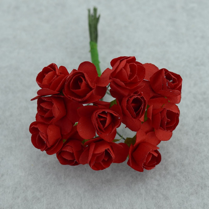 Artificial Rose Handmade Paper Flower - Red
