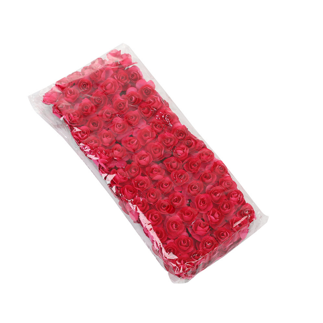 Artificial Rose Handmade Paper Flower - Red