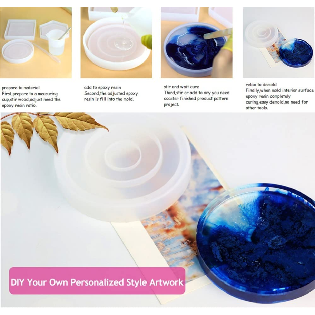 Trinket Round Coaster Mould