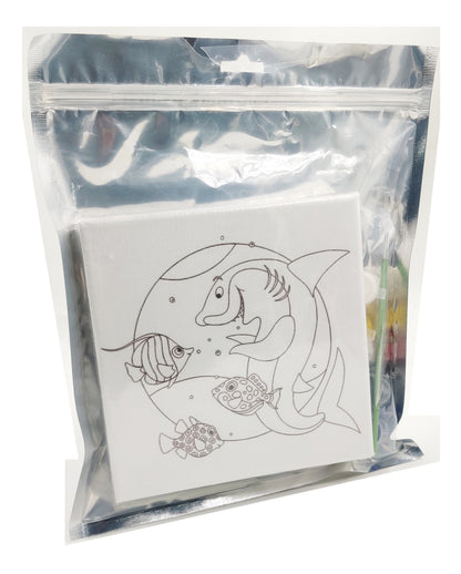 Printed Canvas Painting Kit for Kids