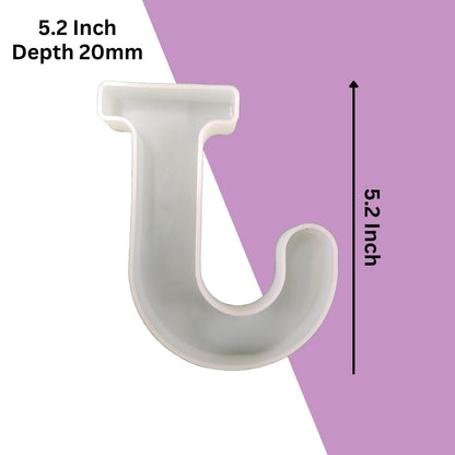 Silicone Alphabet Mould 5.2 Inch