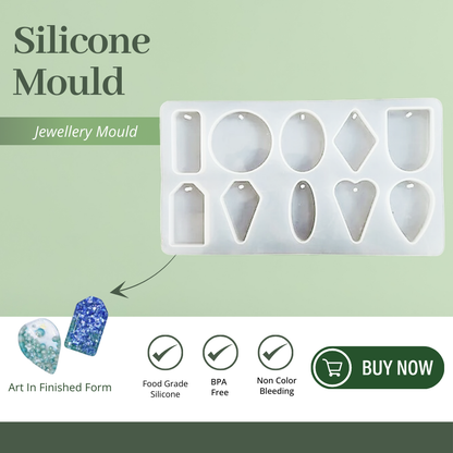 Silicone Jewellery Mould (Pendant and Necklace)