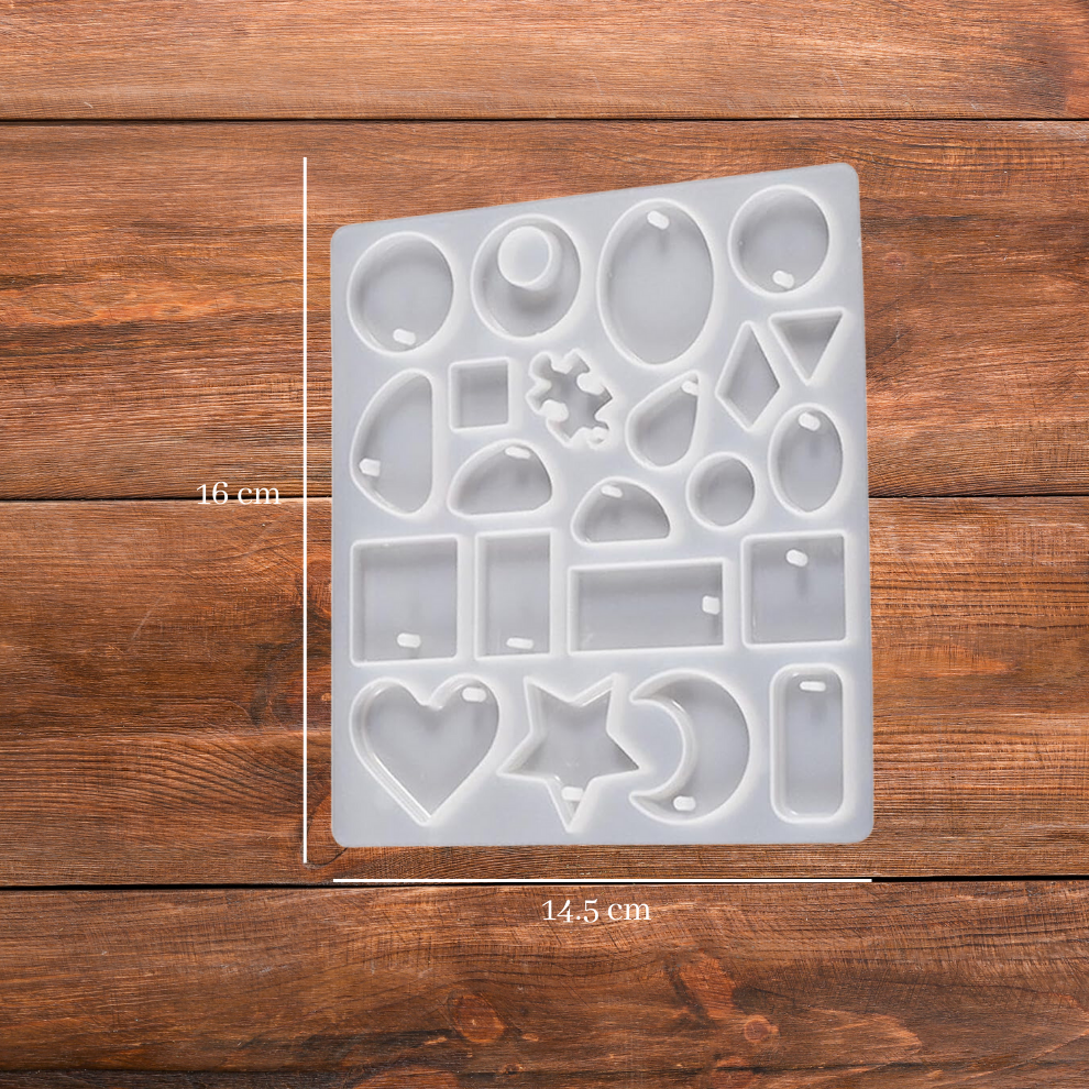 Silicone Round Jewellery Mold with Hole No 15