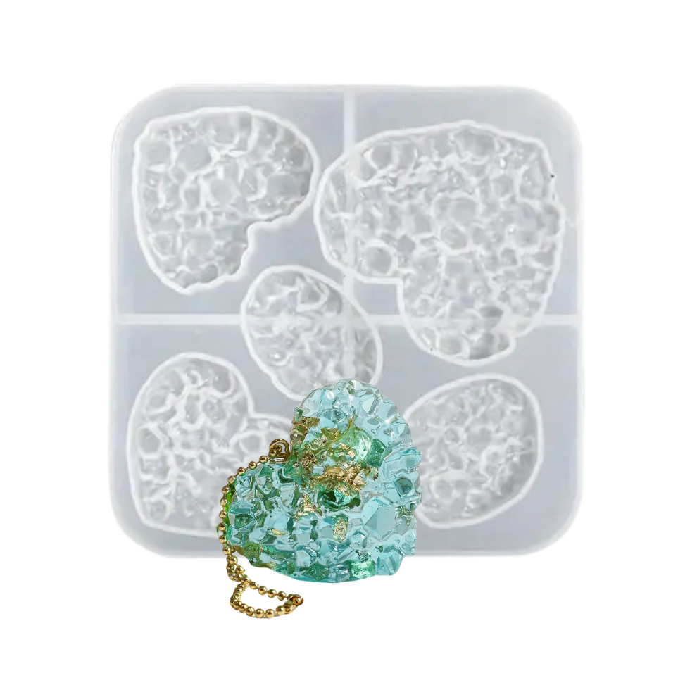 Silicone Heart Jewelry Mold