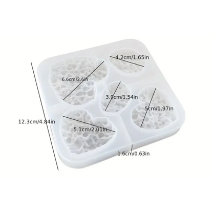 Silicone Heart Jewelry Mold