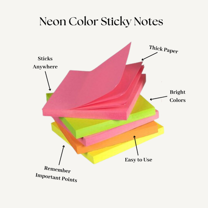 Sticky Notes Pad Pack of 5