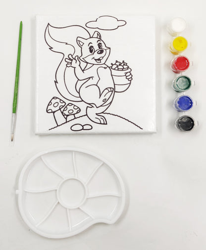 Printed Canvas Painting Kit for Kids