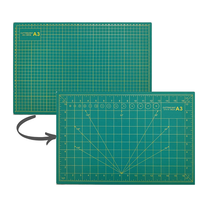 Mat with Paper Cutting Tool