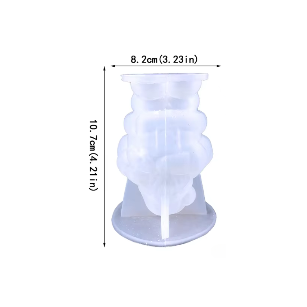Silicone Candle Mould - Santa Claus