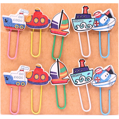 Colorful Wooden Paper Clip