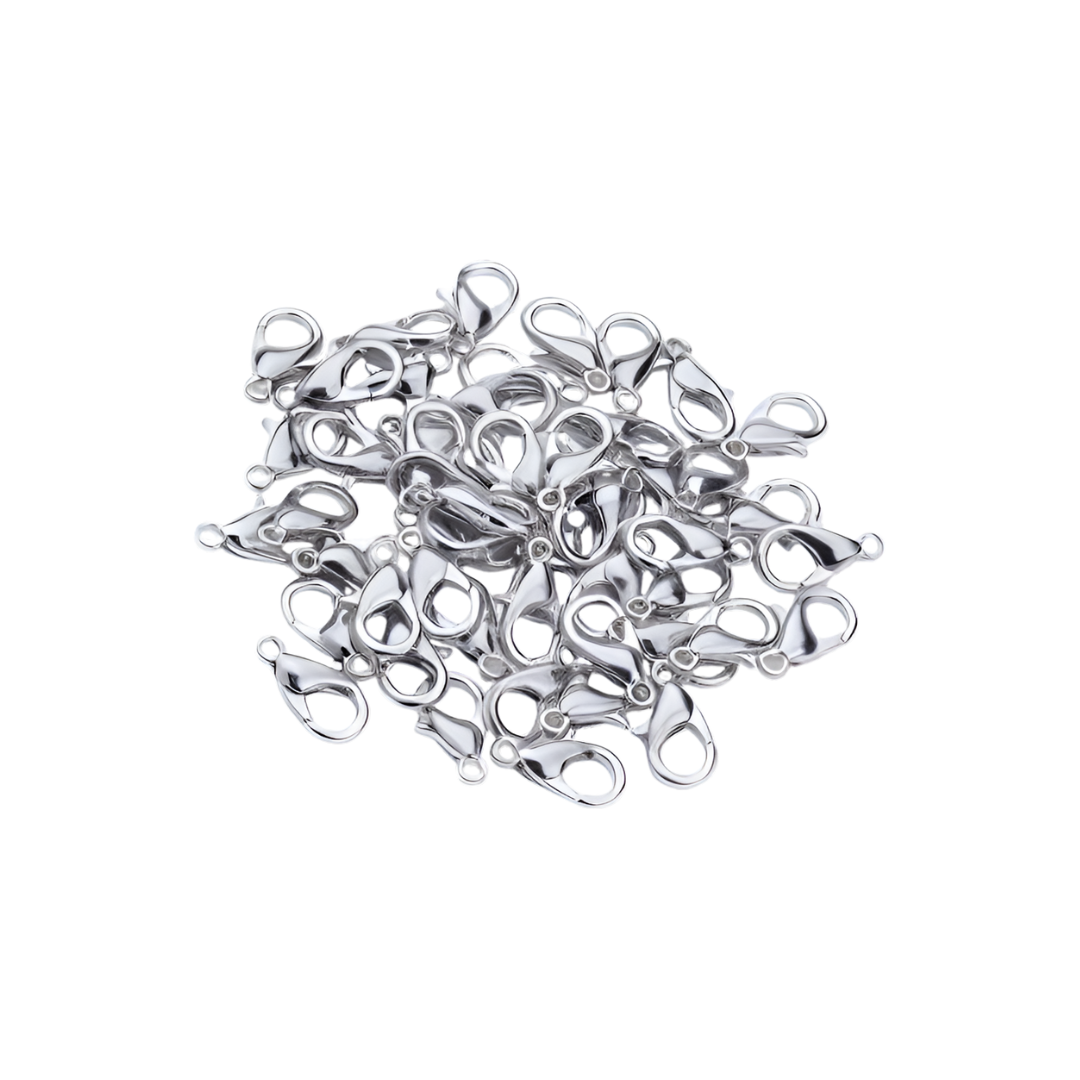 Metal Lobster Hook Silver