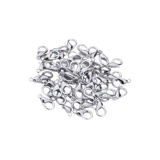 Metal Lobster Hook Silver