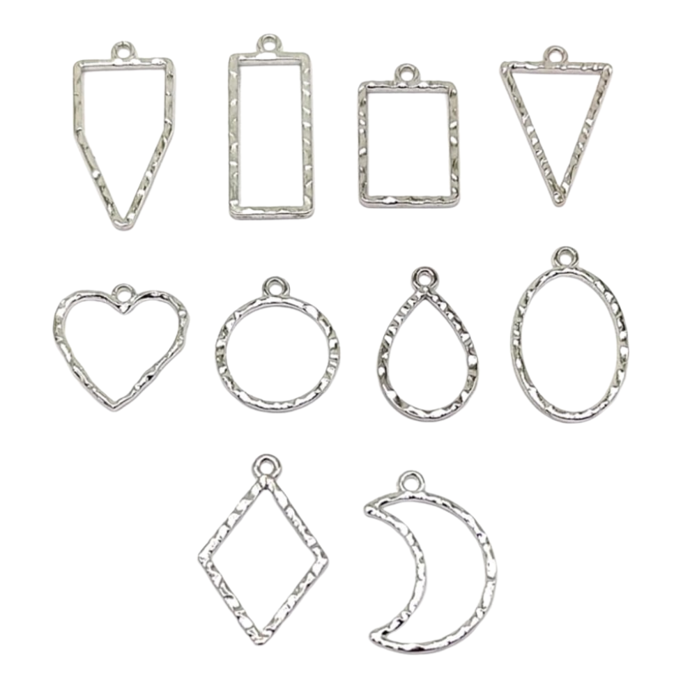 Designer Bezel (10 Pcs, Silver)