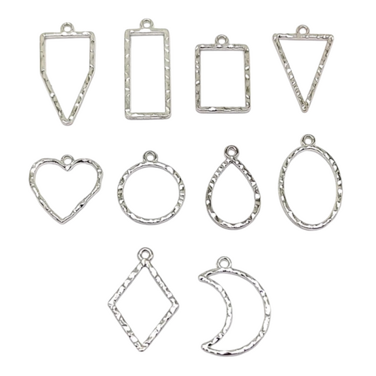 Designer Bezel (10 Pcs, Silver)