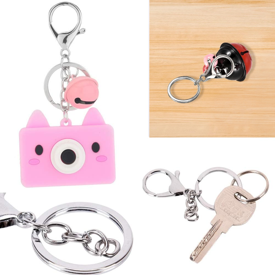 12 Pc Keychain Ring with Lobster Claw Clasp