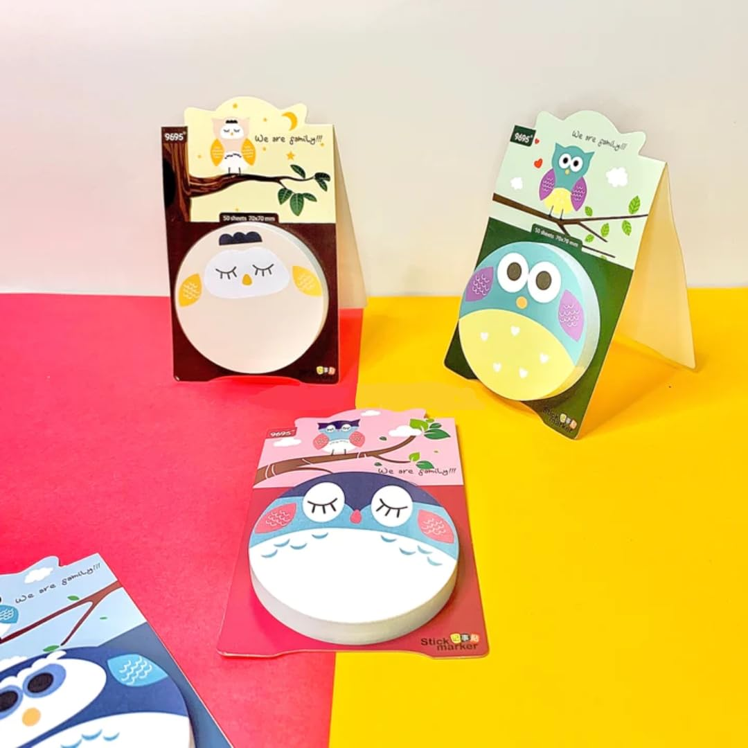 Cartoon Sticky Notes Set Index Tab
