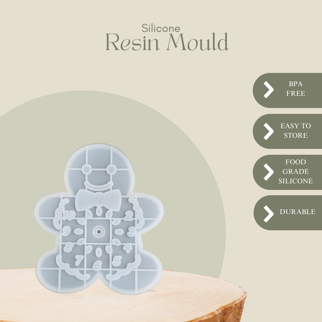 Teddy Clock Mould Kit