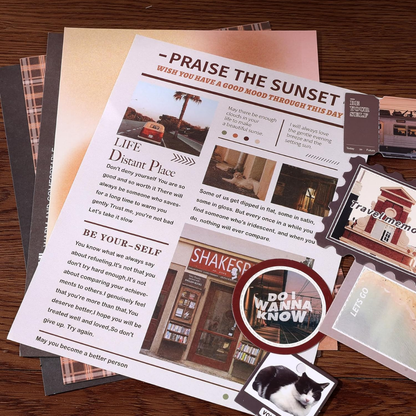 Scrapbook Kit,  Time Traveler