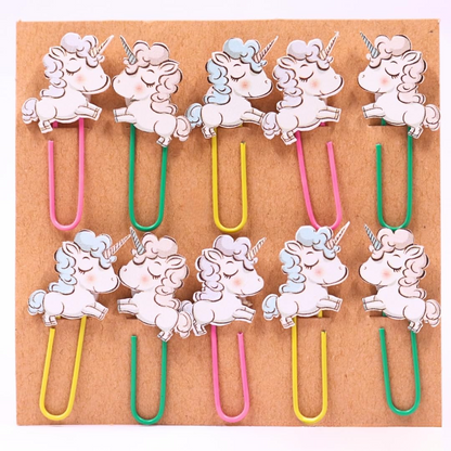 Colorful Wooden Paper Clip