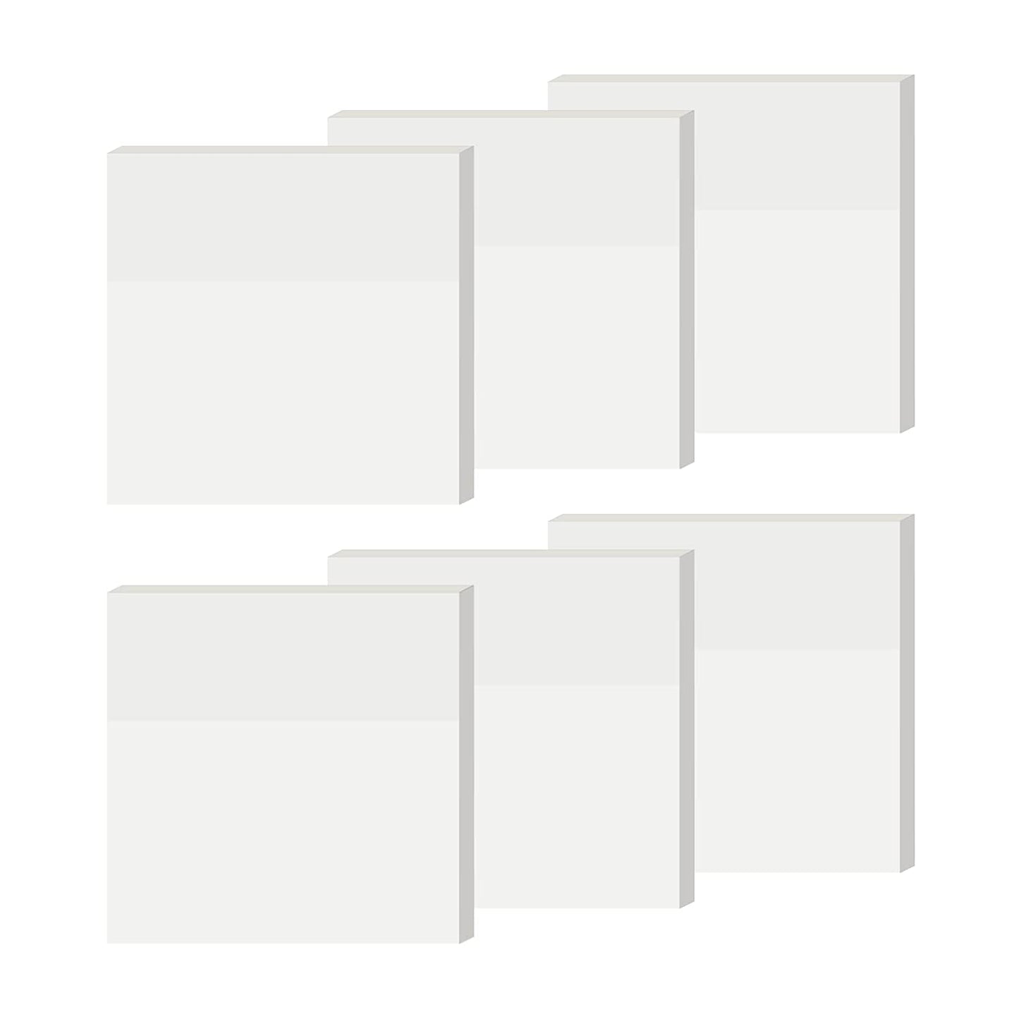 Transparent Sticky Notes Pad Clear Sticky Notes, 50 Sheets