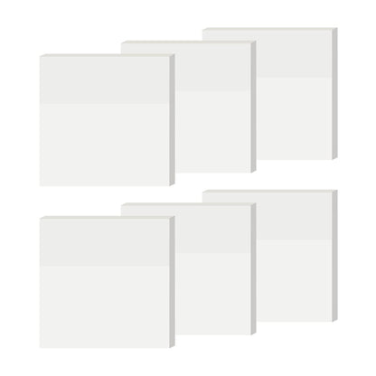 Transparent Sticky Notes Pad Clear Sticky Notes, 50 Sheets