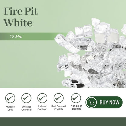 Fire Pit - White 12mm