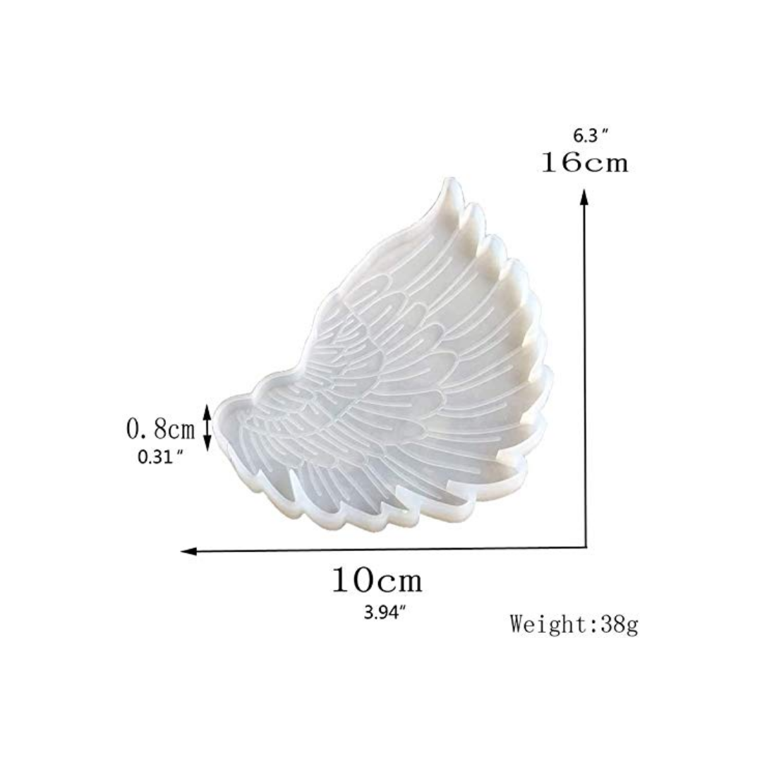 Angel Wings Tray Coaster Mould