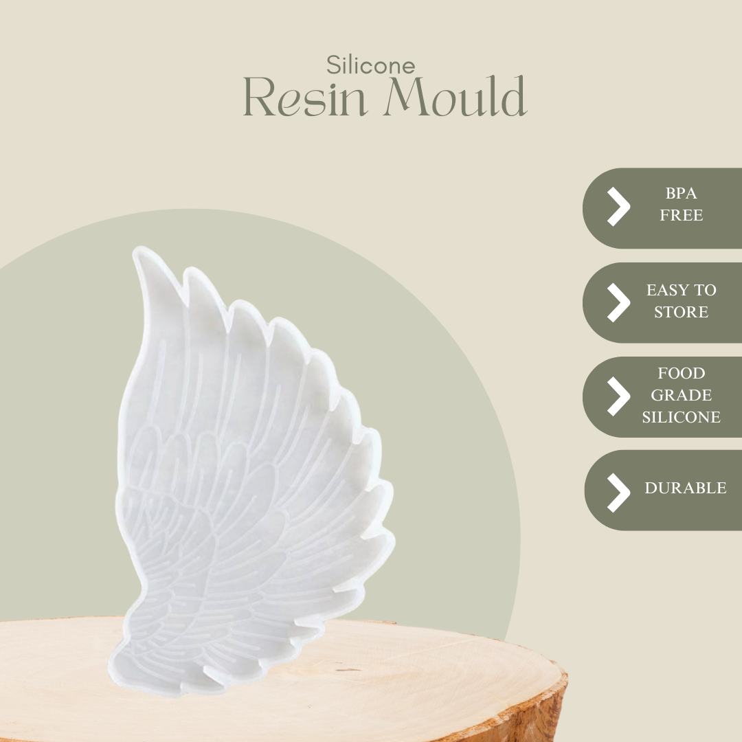 Angel Wings Tray Coaster Mould