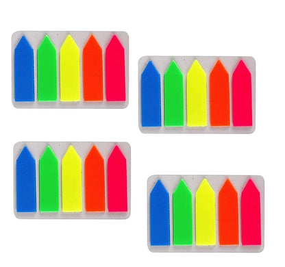 Transparent Sticky Notes Arrow Flag Page Marker, 125 Sheets Per Pack