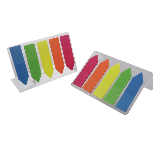 Transparent Sticky Notes Arrow Flag Page Marker, 125 Sheets Per Pack