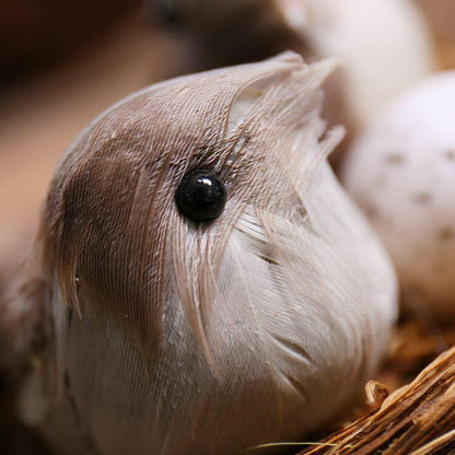 Artificial Foam Mini Bird Nest with Egg