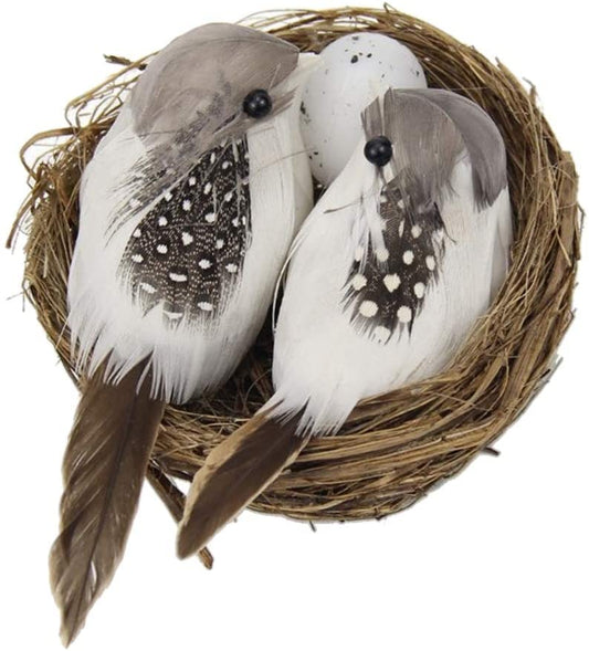 Artificial Foam Mini Bird Nest with Egg