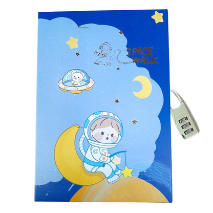 A5 Notebook Diary with Lock