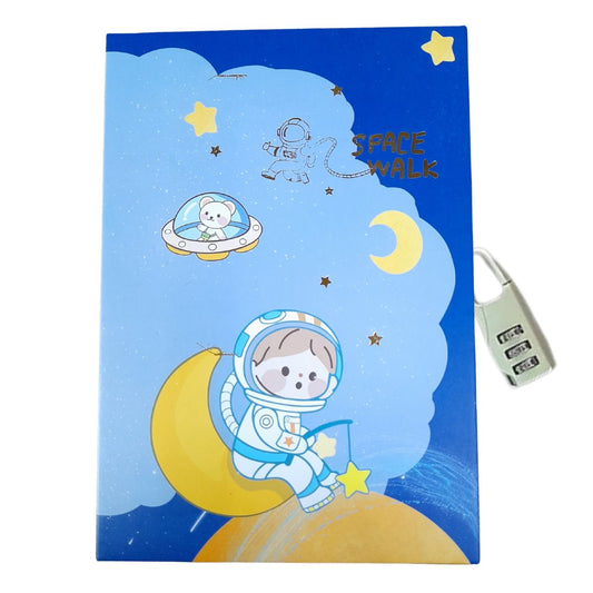 A5 Notebook Diary with Lock