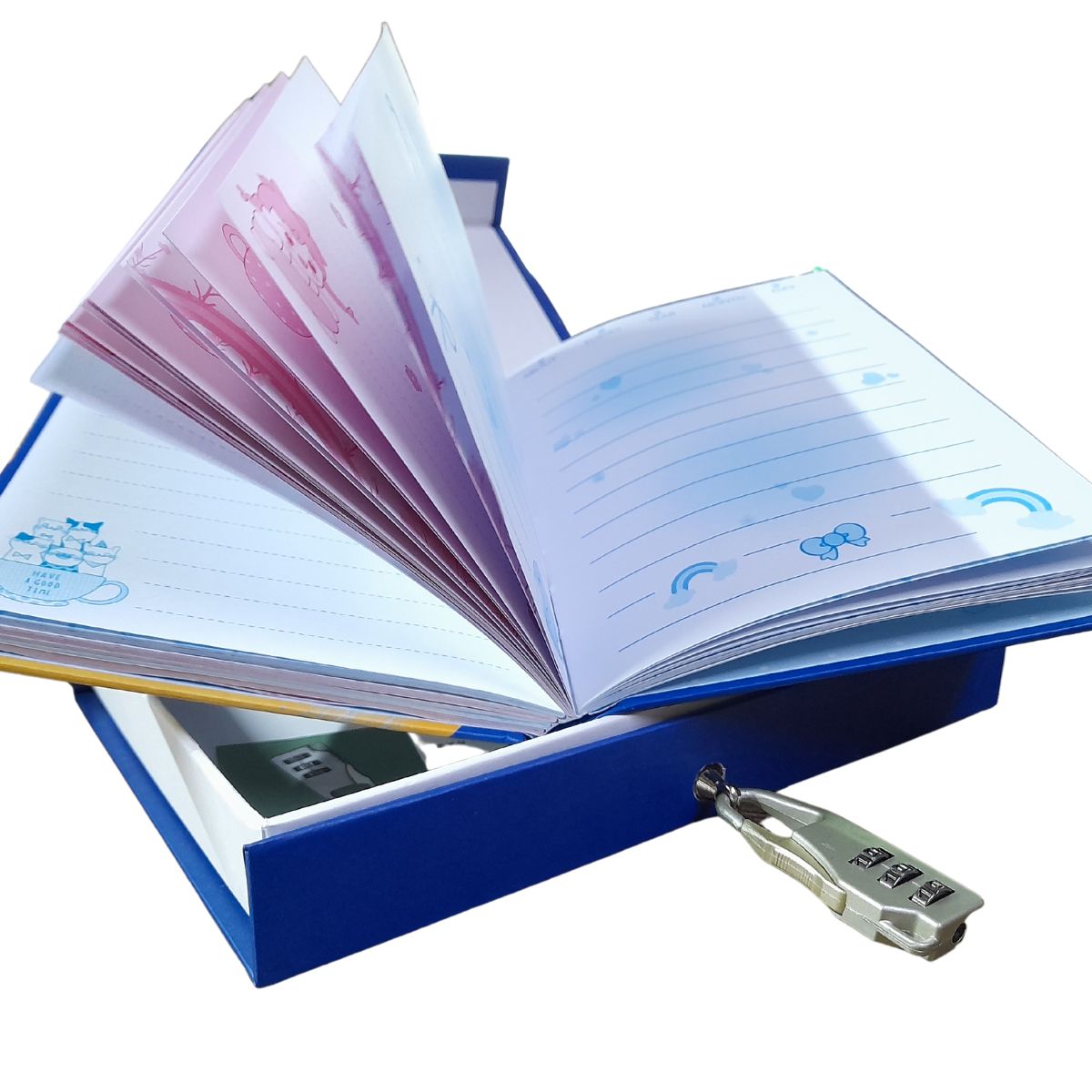 A5 Notebook Diary with Lock