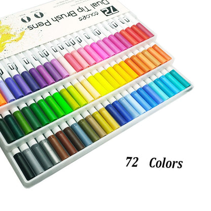 Dual Tip Brush Pen Marker