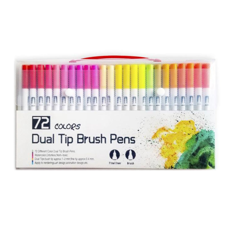 Dual Tip Brush Pen Marker