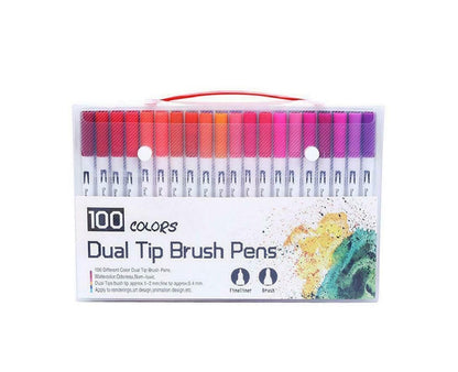 Dual Tip Brush Pen Marker