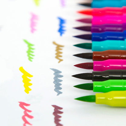 Dual Tip Brush Pen Marker