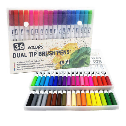 Dual Tip Brush Pen Marker