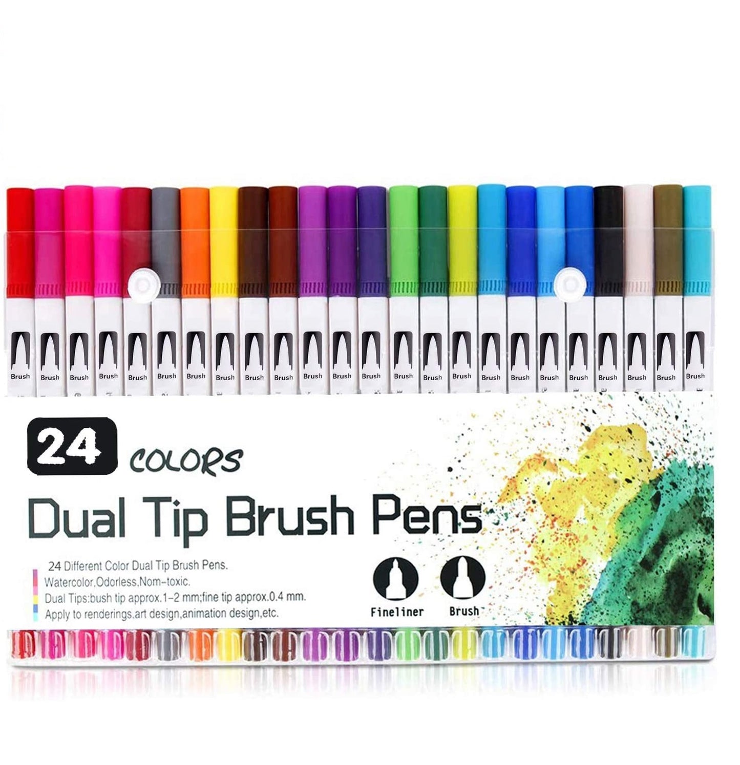 Dual Tip Brush Pen Marker