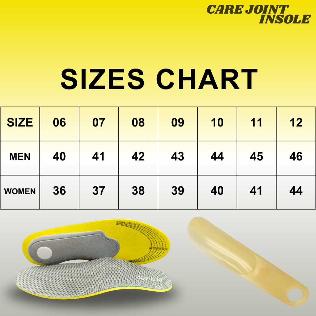 Flat Feet Arch Support Shoe Insole for Men & Women